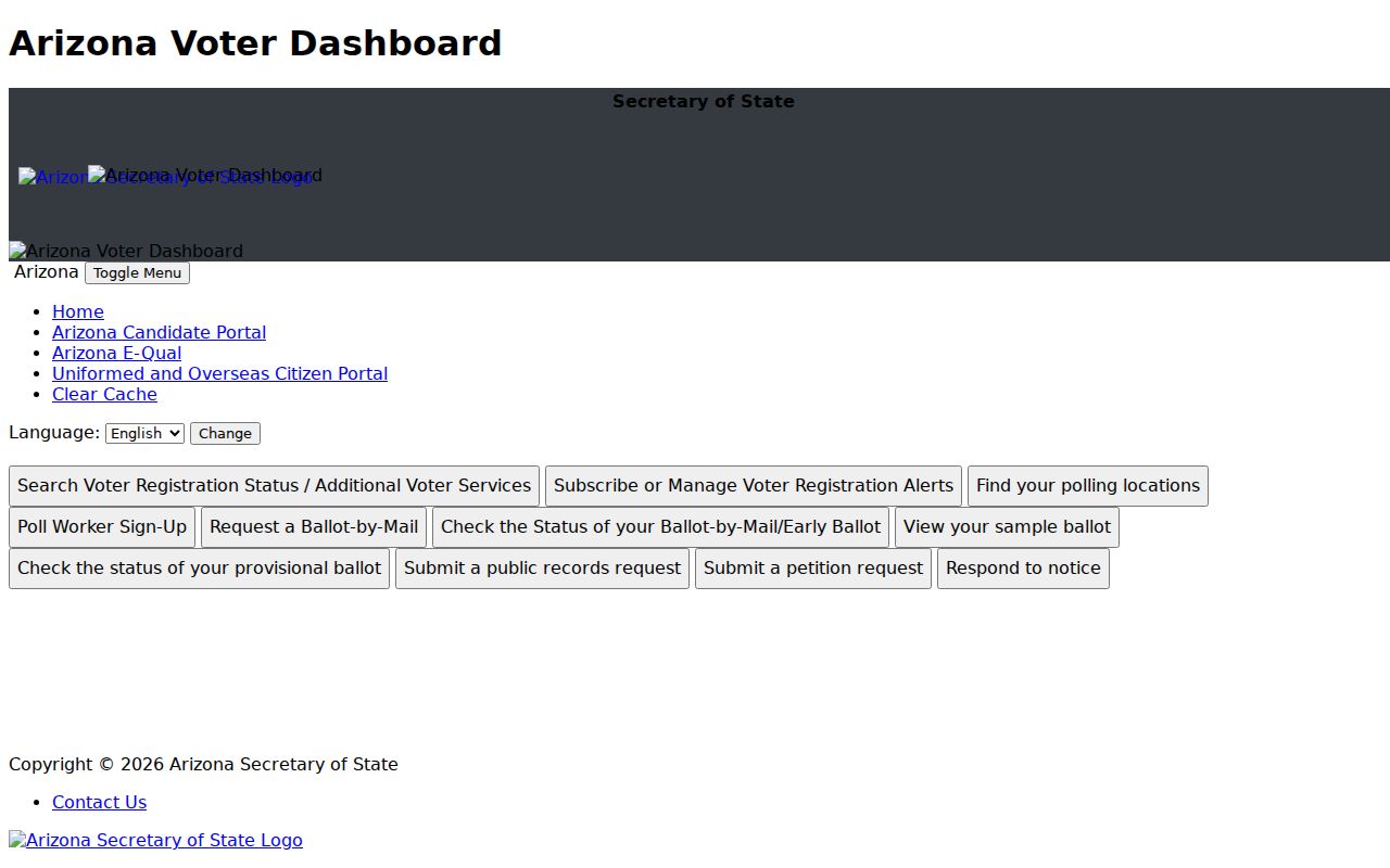 Tempe residents directory Arizona voter information lookup