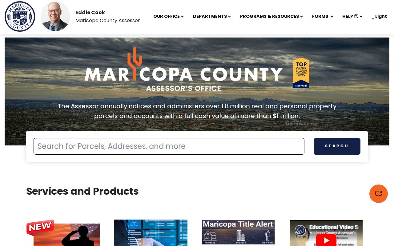 Tempe residents directory Maricopa County Assessor search